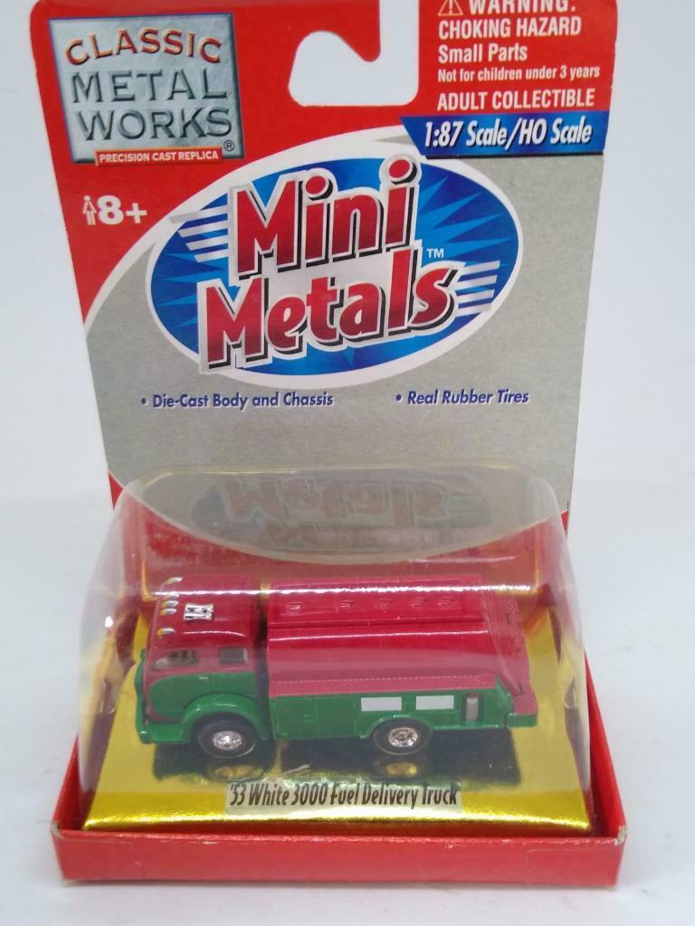 Mini Metals '53 White 3000 Fuel Delivery truck, Hobby en Vrije tijd, Ophalen of Verzenden, Nieuw, Bus of Vrachtwagen, Overige merken