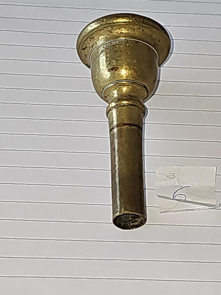 Antiek mondstuk voor trombone ch.maheu gand, Ophalen of Verzenden, Trombone