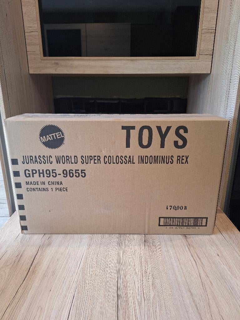 Mattel jurassic world indominus rex gph95, Ophalen, Nieuw