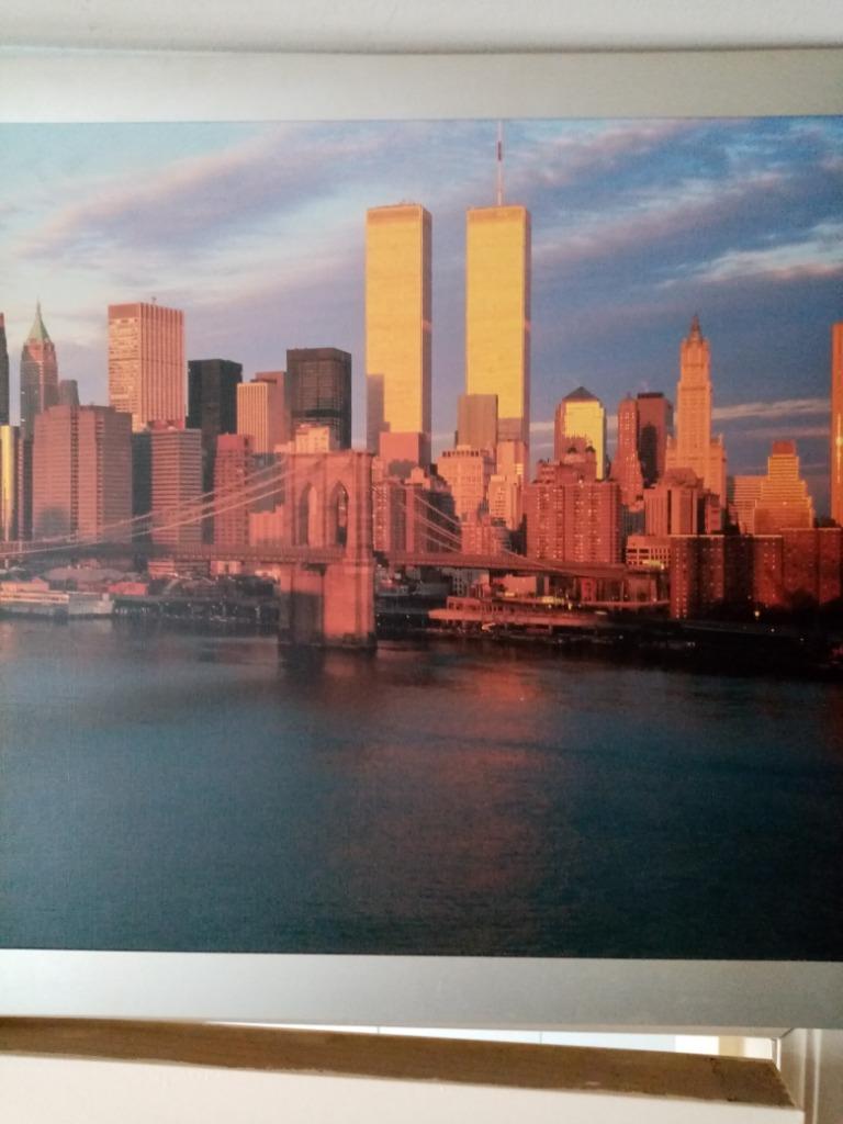 Foto in kader Twin Towers, Antiek en Kunst, Ophalen