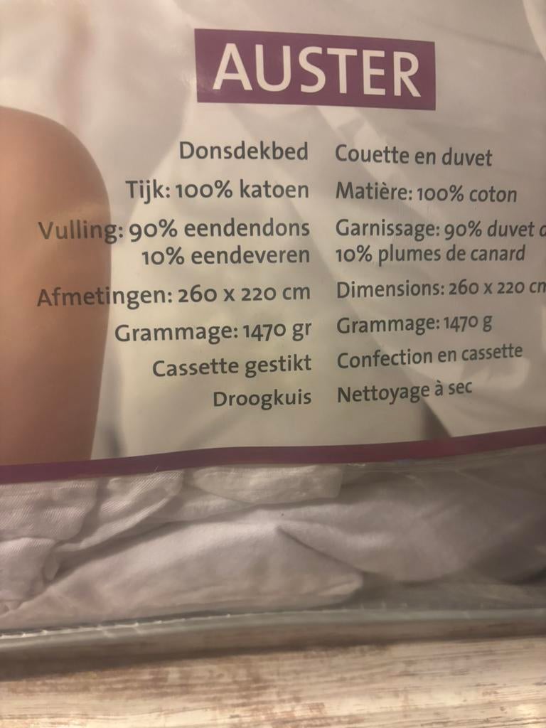 Donsdeken! Nieuw!, Ophalen, Zo goed als nieuw