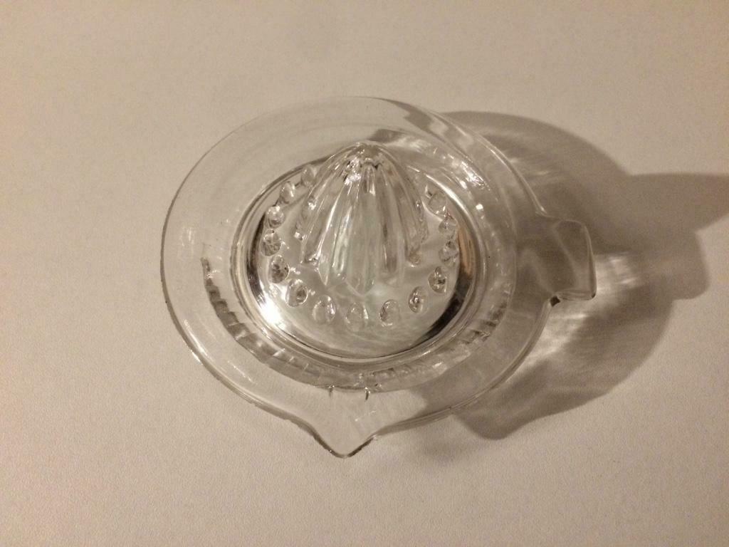 Citruspers in glas, Ophalen of Verzenden, Zo goed als nieuw