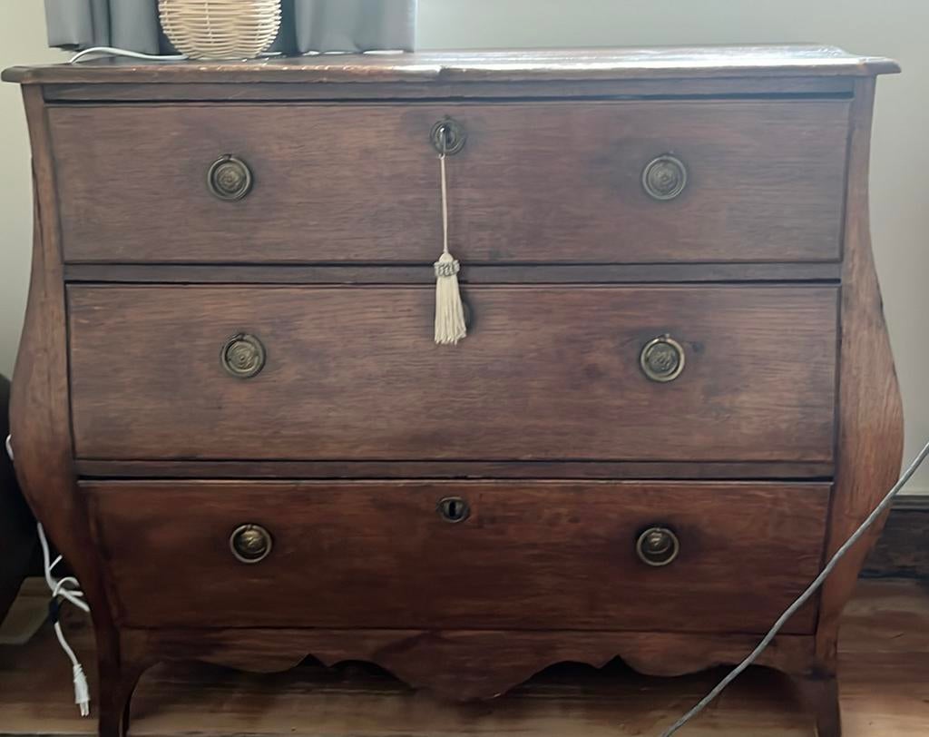 Vintage - antieke ladenkast commode, Huis en Inrichting, Ophalen, Gebruikt, Franse stijl