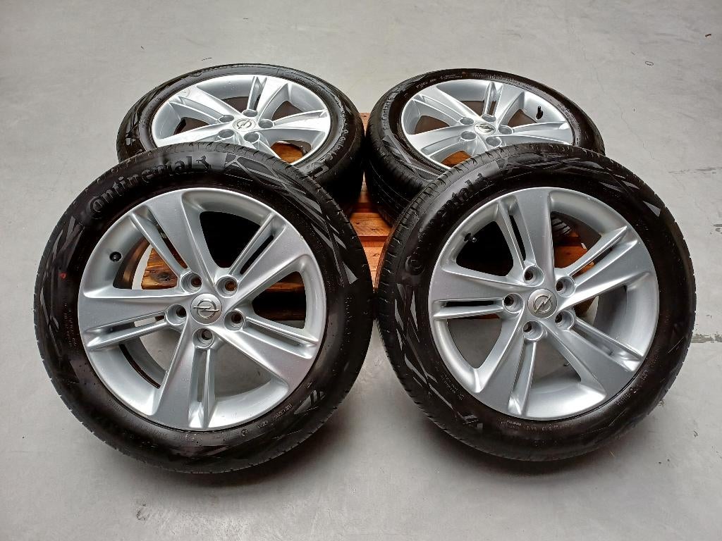 Opel velgen met nieuwe banden, Ophalen, Banden en Velgen, 17 inch, Personenwagen