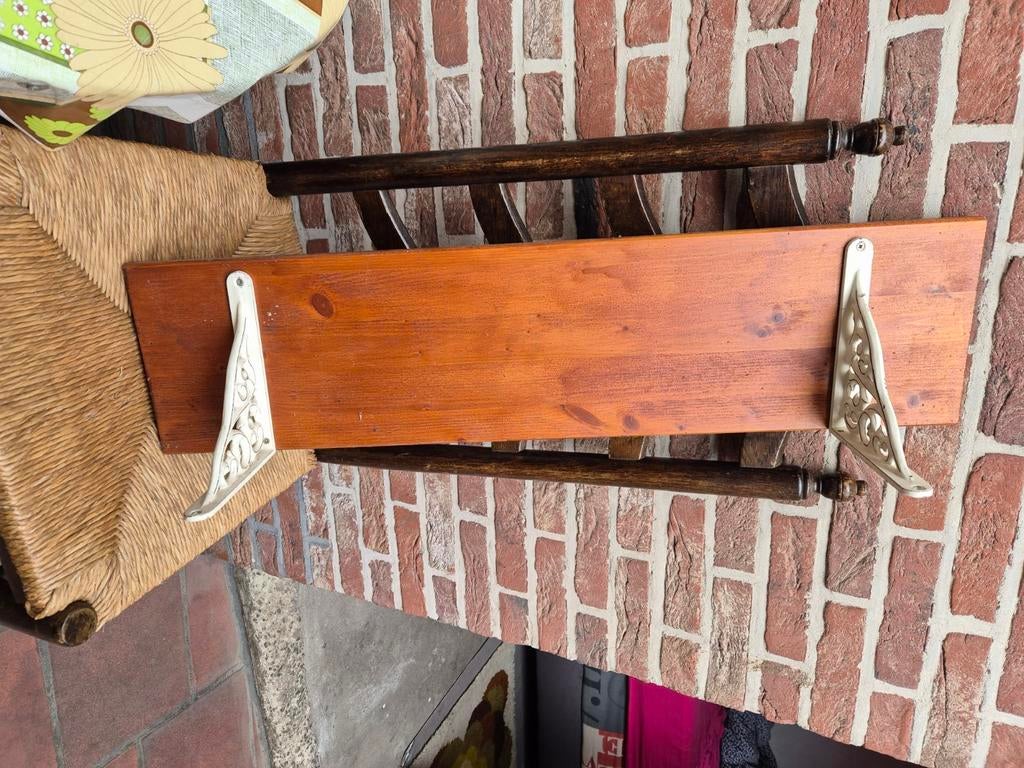 Vintage houten rek om planten/ boeken/decoratie op te zetten, Ophalen, Zo goed als nieuw
