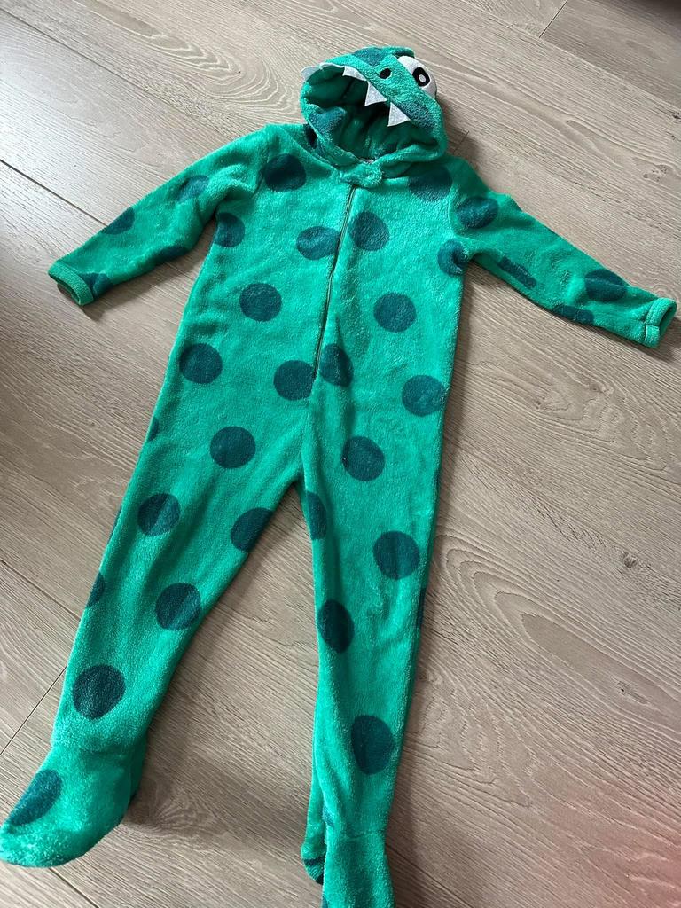 Onesie draakje / maat 104/110 of 4 tot 6 jaar, Ophalen of Verzenden