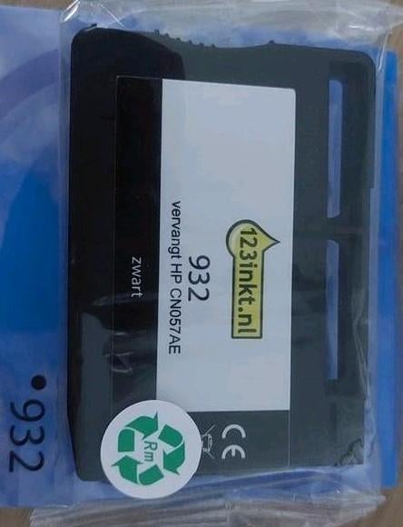 INKTCARTRIDGE / INKTPATROON HP ZWART 932, Computers en Software, Ophalen of Verzenden, Nieuw