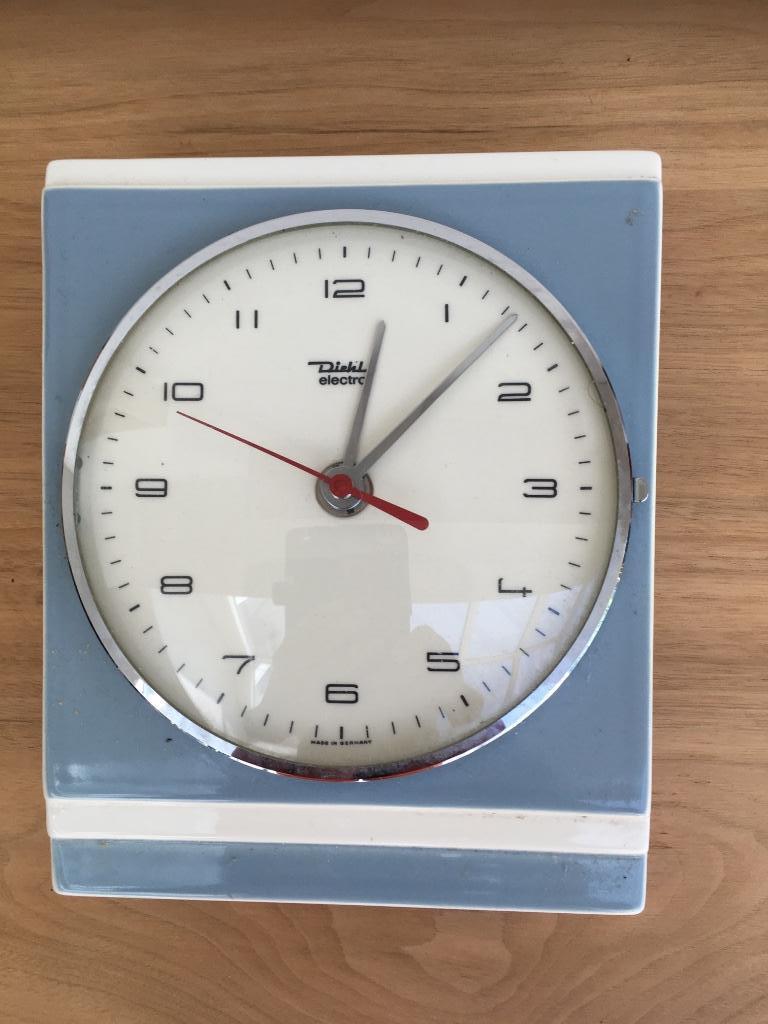 Retro hangklokje, Moins de 50 cm, Autres couleurs, Poterie ou Porcelaine, Comme neuf
