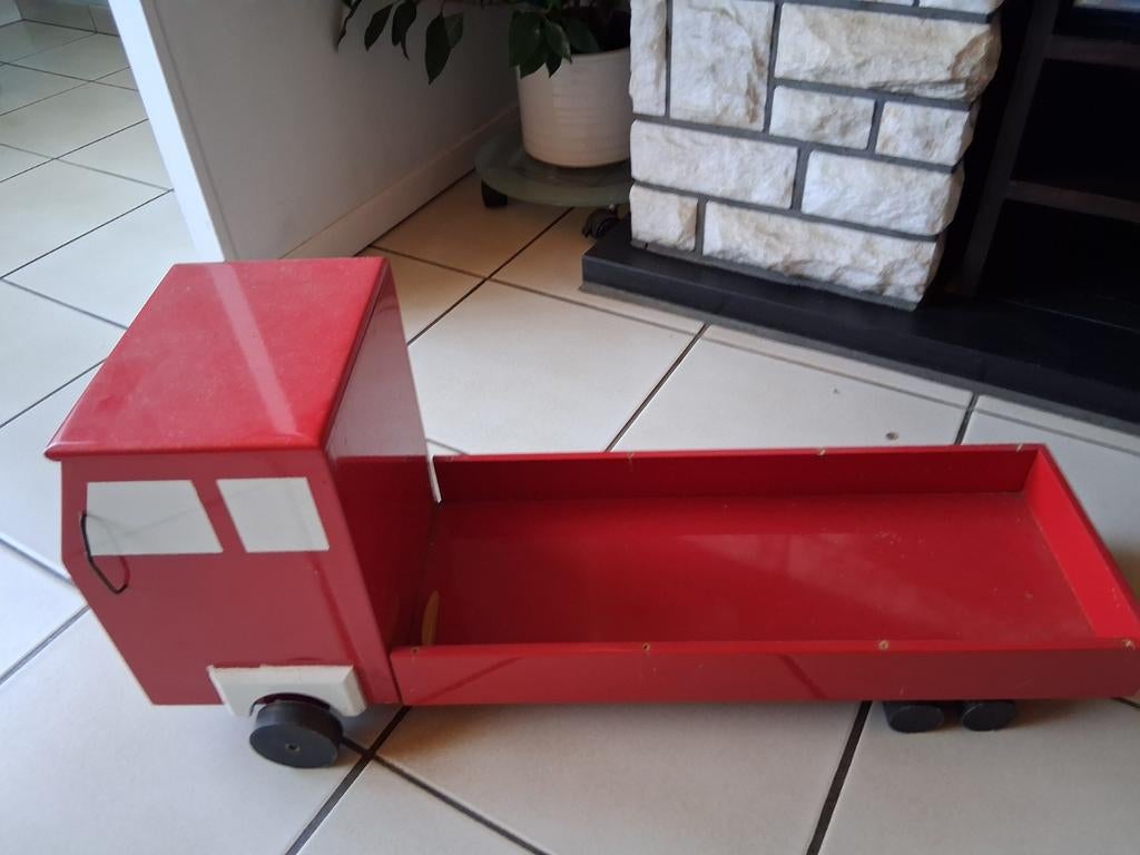 Houten camion 65 cm handgemaakt, Enlèvement ou Envoi