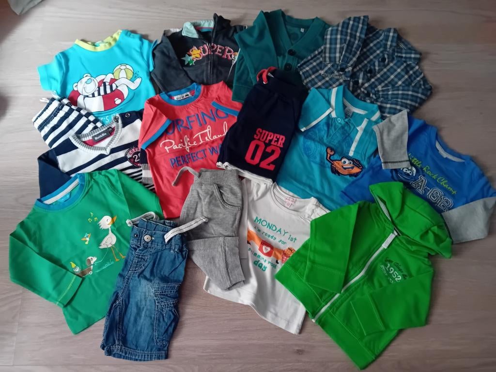 Pakket babykleding voor jongen maat 68., Ophalen, Gebruikt, Maat 68