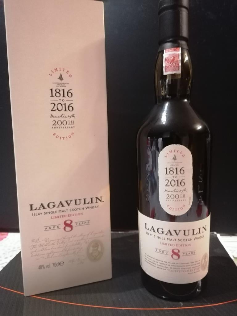 Whisky-Lagavulin-Ed. 200eme anniversaire-8ans, Verzamelen, Ophalen, Nieuw