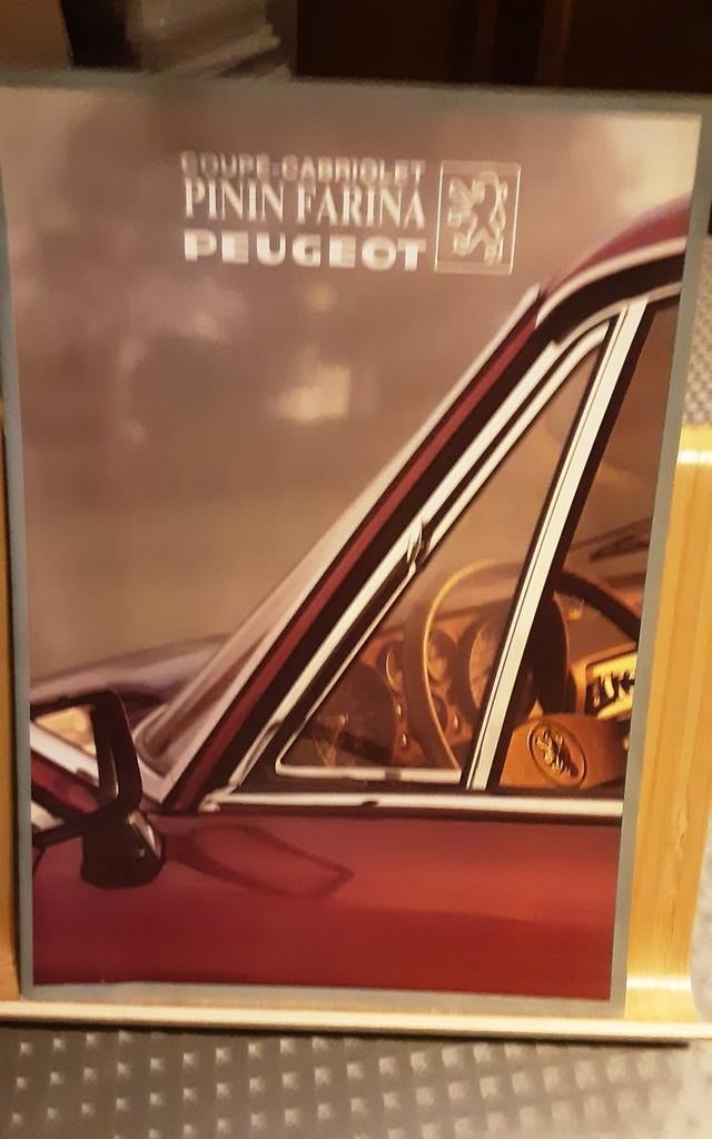 PEUGEOT 504 coupe cabriolet brochure, Enlèvement ou Envoi, Comme neuf, Peugeot