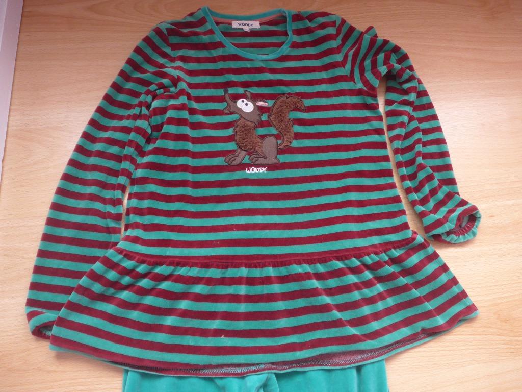 Pyjama Woody velours, Enfants & Bébés, Enlèvement ou Envoi, Comme neuf, Vêtements de nuit ou Sous-vêtements, Fille