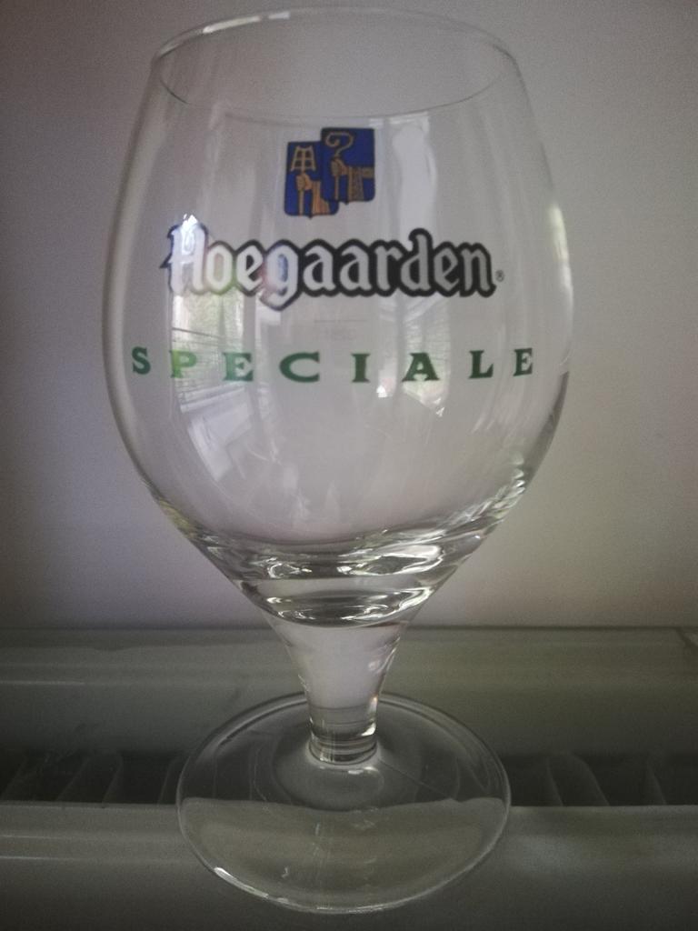 Bierglas Hoegaarden Speciale, Verzamelen, Biermerken, Ophalen, Zo goed als nieuw