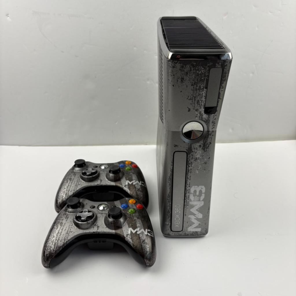 Call of Duty Modern Warfare 3 Xbox 360 S 320GB Console, Games en Spelcomputers, Spelcomputers | Xbox 360, Ophalen, 320 GB, Met 2 controllers