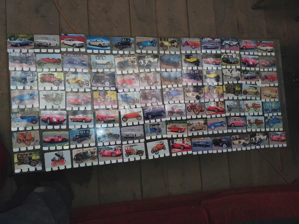 metalen kaart autohokcollectie., Verzamelen, Ophalen of Verzenden