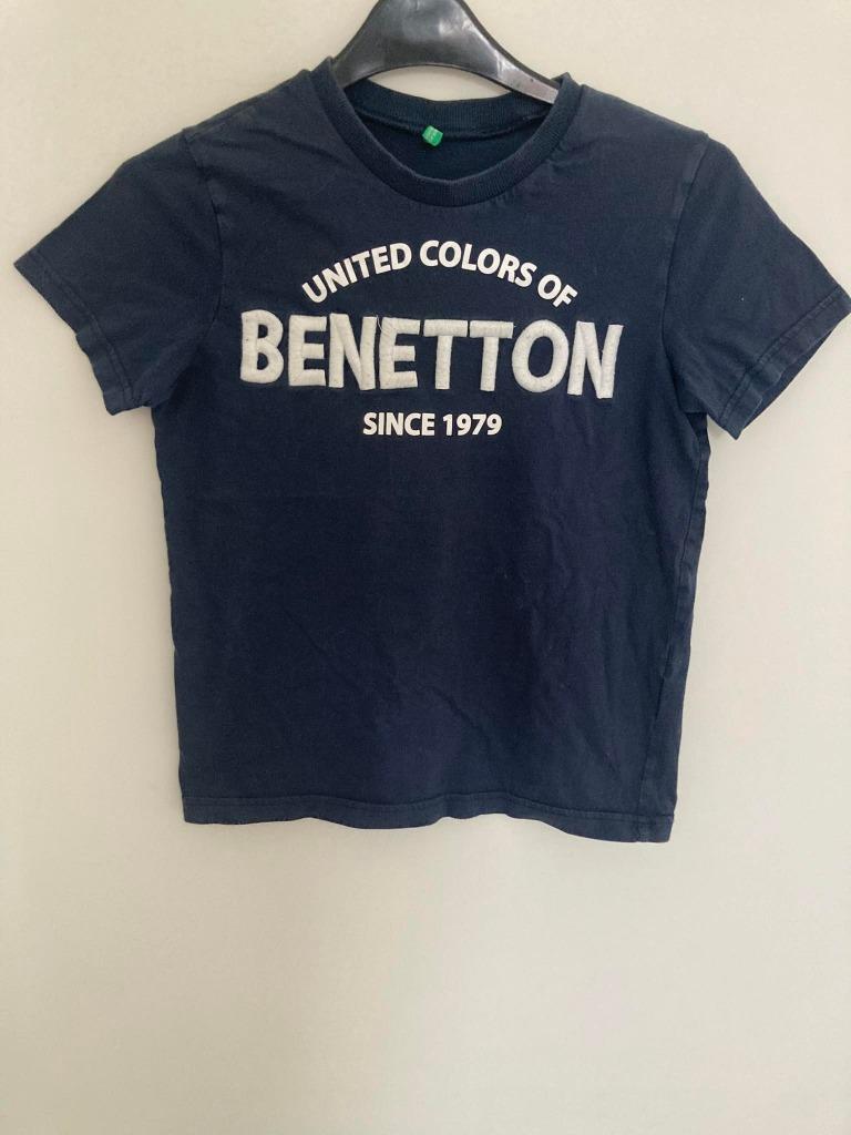 T-shirt Benetton 8/9 jaar heel goede staat, Gebruikt, Ophalen of Verzenden, Shirt of Longsleeve, Jongen