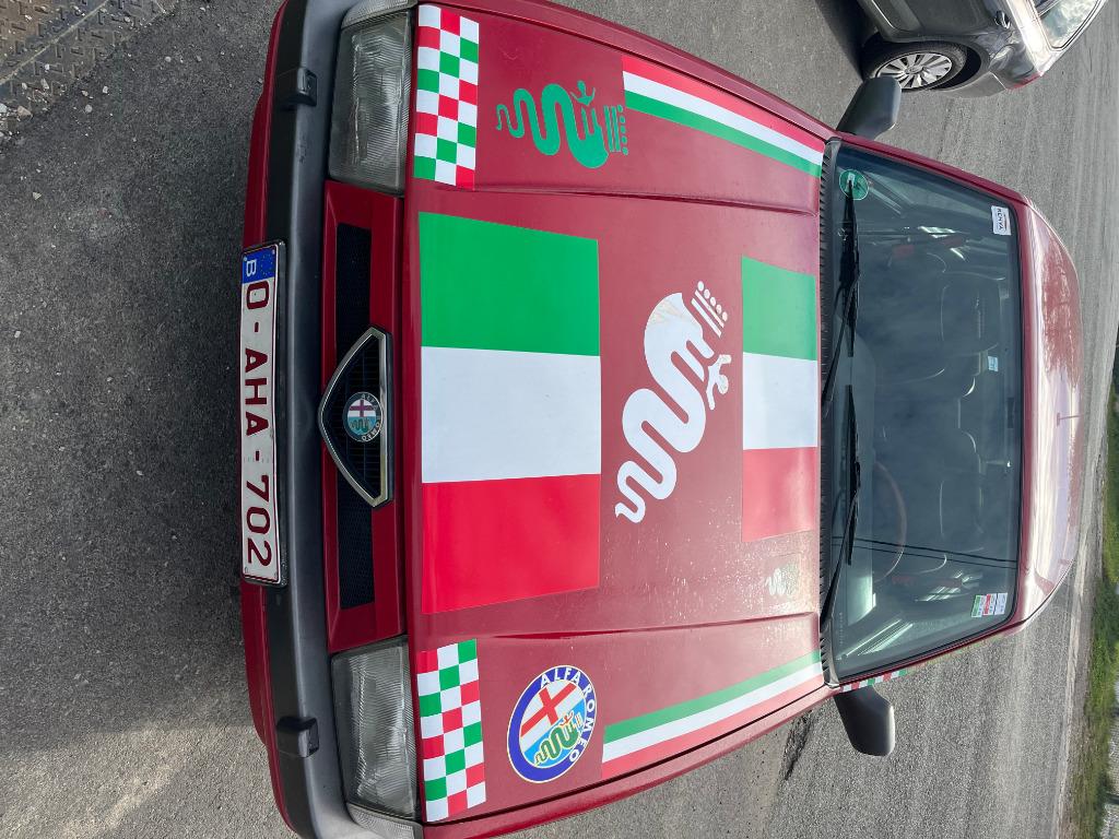 Alfa Romeo 75 1,6 (Ancetre), Autos, Rouge, Achat, 4 portes, Boîte manuelle