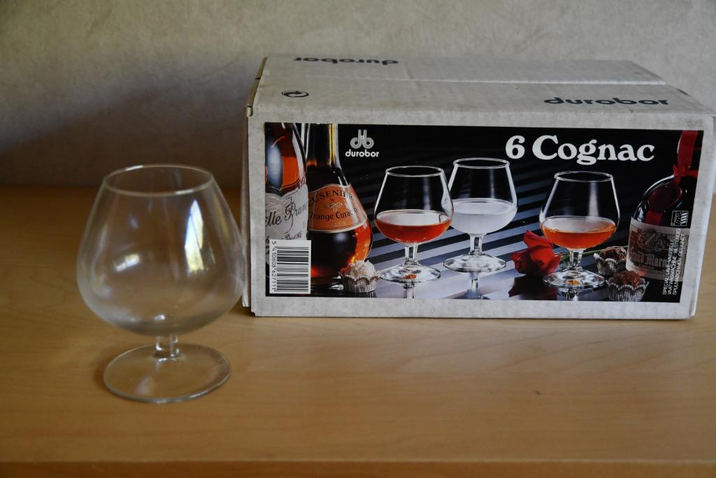 12 cognac glazen Durobor, Enlèvement ou Envoi, Neuf, Verres et Verres à shot