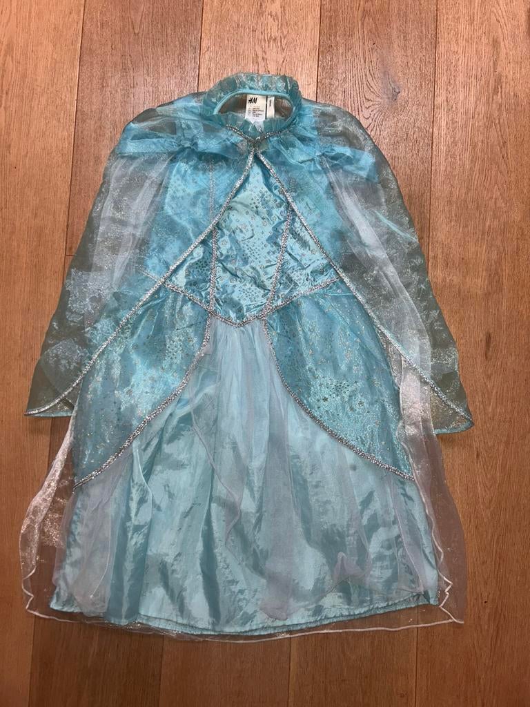Frozen elsa jurk 4-6j, Ophalen of Verzenden, Gebruikt, 110 t/m 116, Meisje