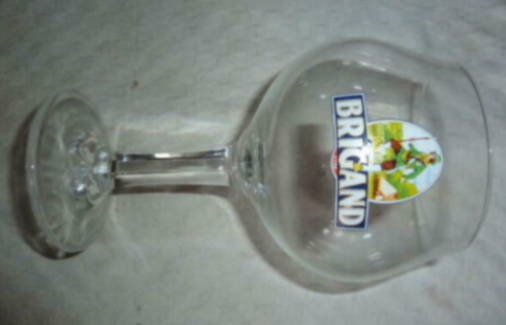 # bier glas BRIGAND brouwerij Van Honsebrouck - Ingelmunster, Ophalen of Verzenden, Nieuw, Bierglas