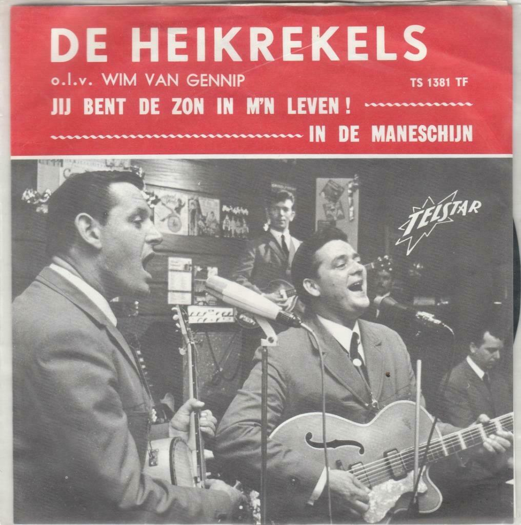 45T: De Heikrekels: Jij bent de zon in m'n leven : Telstar, Cd's en Dvd's, Vinyl | Nederlandstalig, Ophalen of Verzenden, Overige formaten