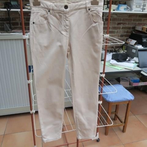 Broek beige extra skinny fit Brunello Cucinelli mt 40 (it44), Maat 38/40 (M), Brunello Cucinelli, Beige, Ophalen of Verzenden