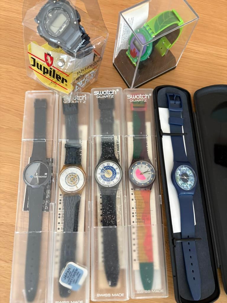 Oude horloges Swatch Pontiac Jupiler, Ophalen of Verzenden, Polshorloge
