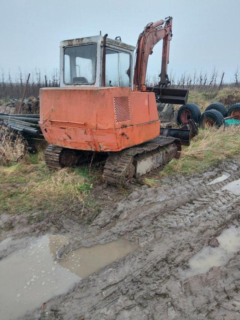 Hitachi minigraver 4,5 ton, Ophalen, Kraan