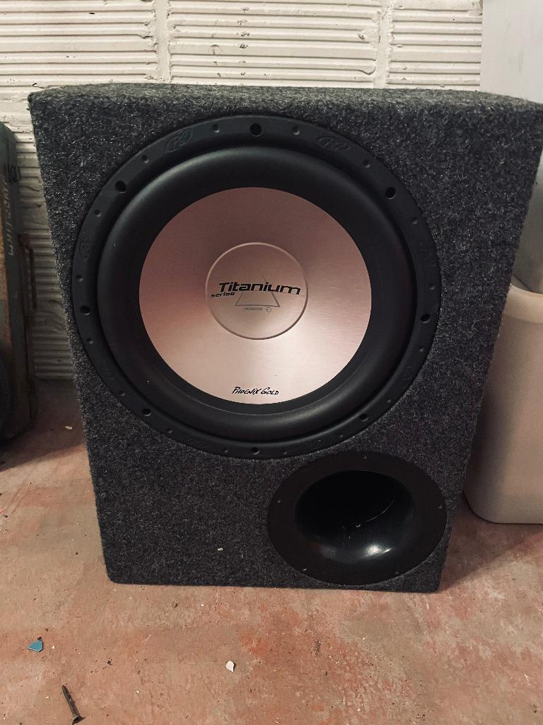 Subwoofers voiture, Enlèvement, Comme neuf