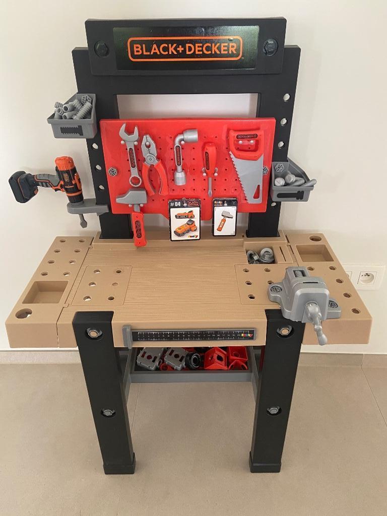 Speelgoedwerkbank Smoby Black & Decker, Ophalen, Zo goed als nieuw