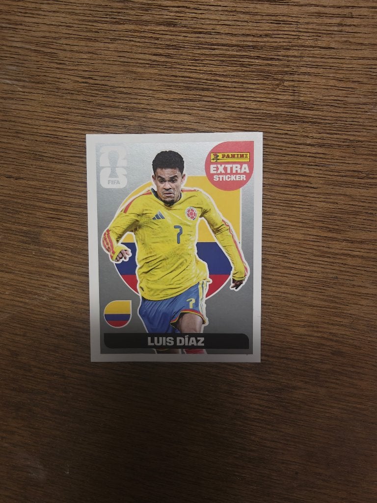 Zilvere Panini Sticker Luiz Diaz, Verzamelen, Stickers, Verzenden, Nieuw, Sport