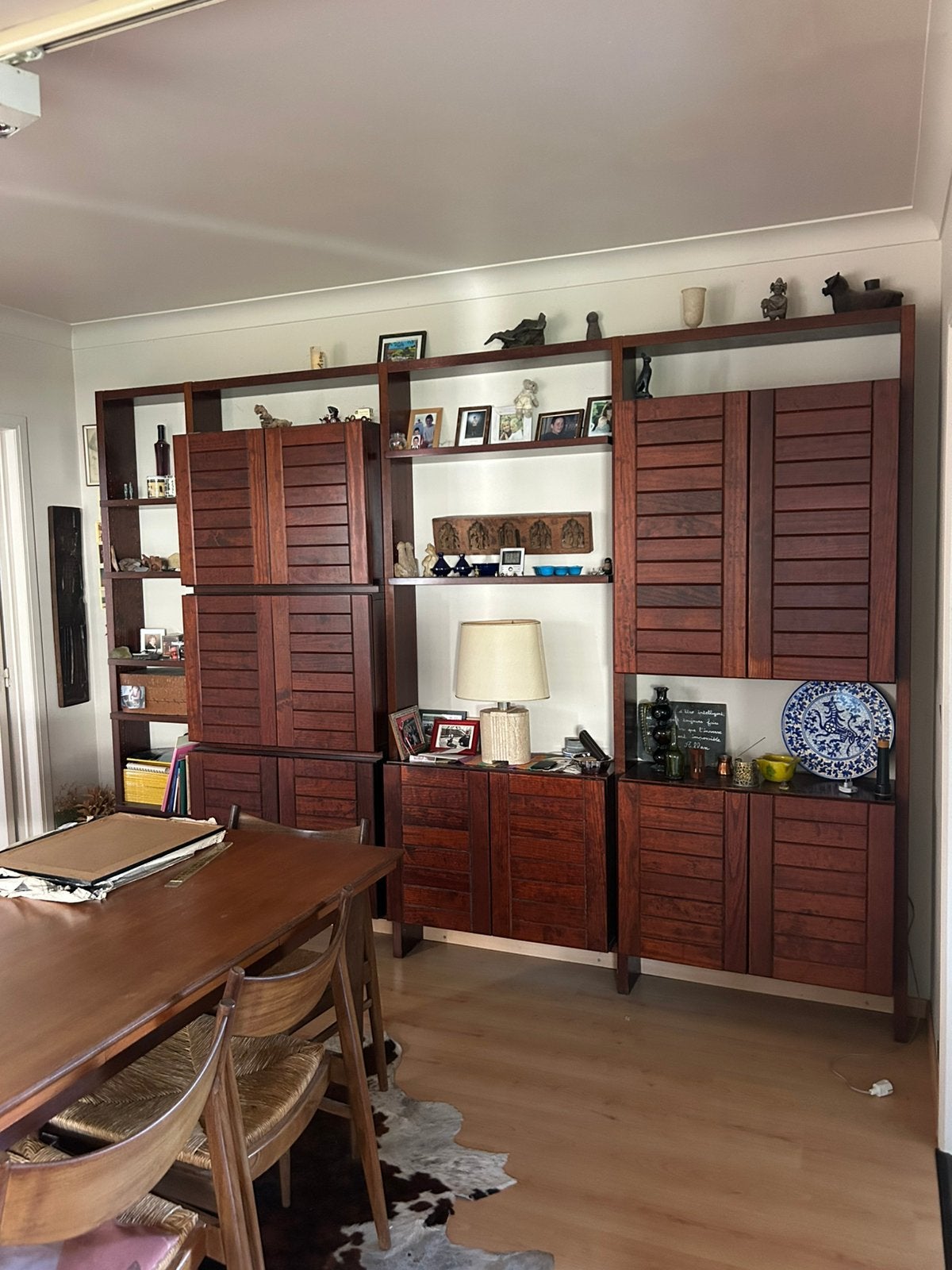 Étagère murale modulaire vintage, design du milieu du siècle, Enlèvement, Utilisé