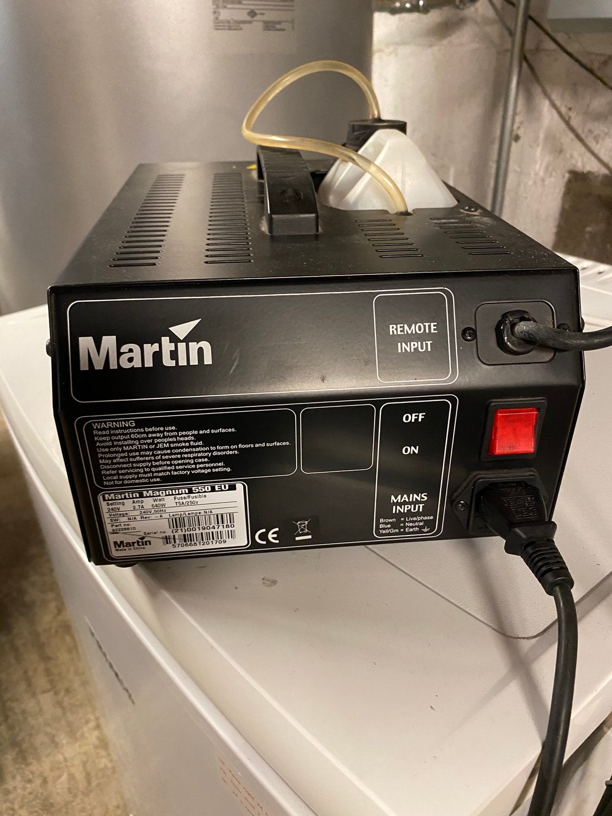 Rookmachine, Muziek en Instrumenten, Licht en Laser, Ophalen, Gebruikt, Rookmachine
