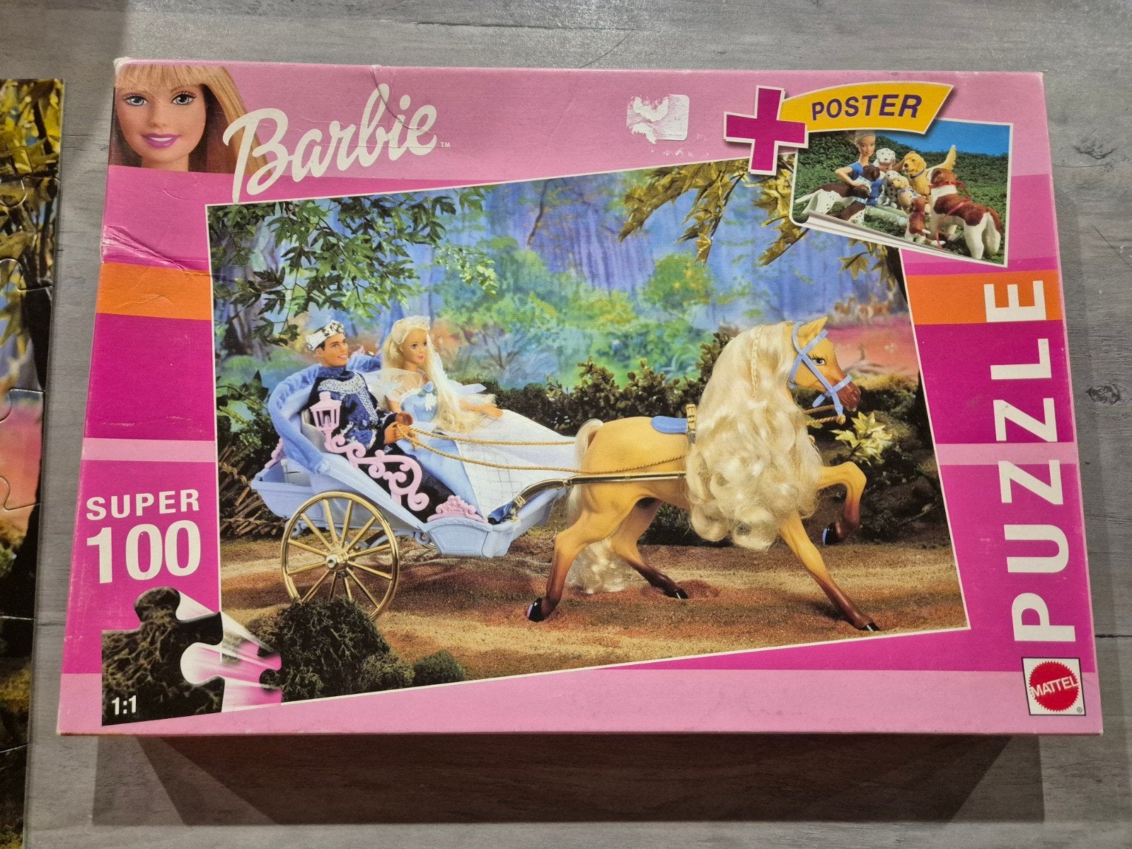 Puzzle Barbie, Petit poney, Bambi, Blanche neige,..., Enlèvement ou Envoi, Utilisé