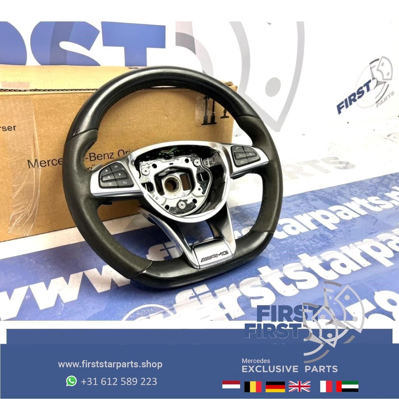 AMG STUUR Mercedes W176 W246 W117 W204 W212 W156 A B C CLA C, Auto-onderdelen, Interieur en Bekleding, Gebruikt, -, Ophalen of Verzenden