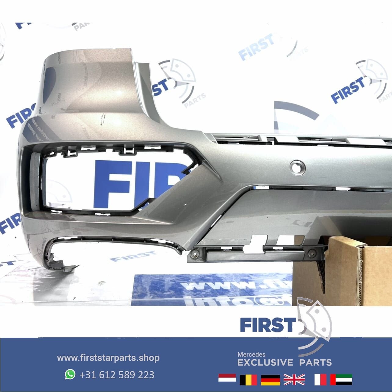 W166 ML63 AMG ACHTERBUMPER Mercedes ML Klasse 2011-2015 A166, Auto-onderdelen, Gebruikt, -, Ophalen of Verzenden, Achter