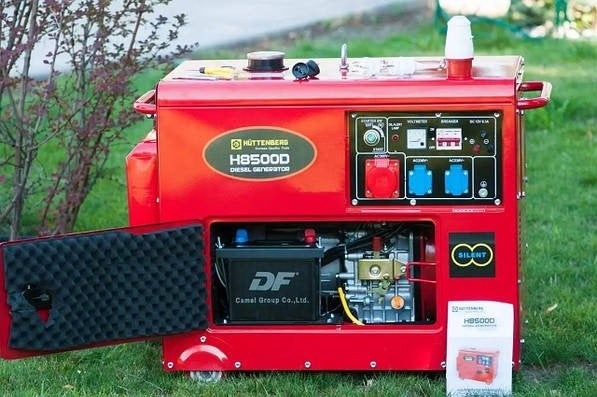 Groupe de puissance/générateur Diesel 8500w 10.5kva Silent f, Neuf, Enlèvement ou Envoi, 10 à 30 kVA, Démarrage électrique