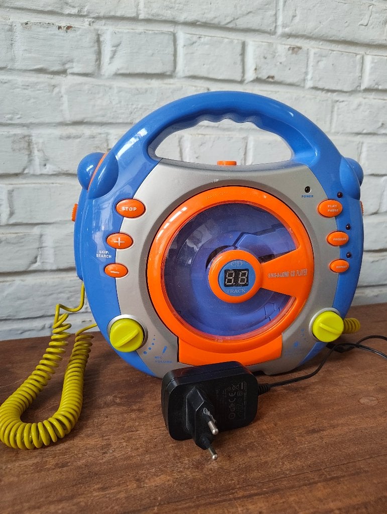 CD-speler met microfoon, Ophalen, Zo goed als nieuw, Jongen of Meisje