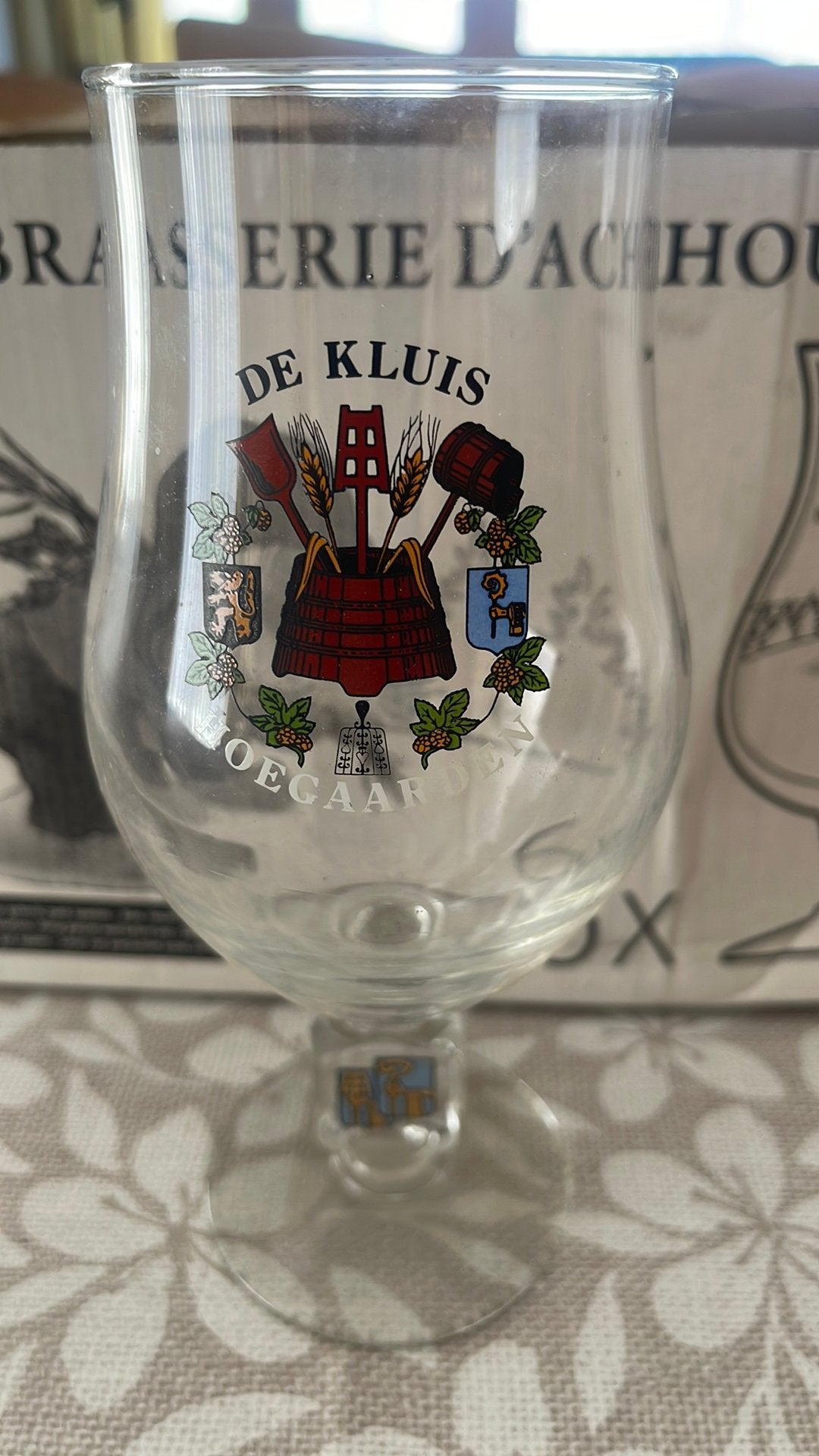 Glas de kluis hoegaarden, Verzamelen, Ophalen, Zo goed als nieuw