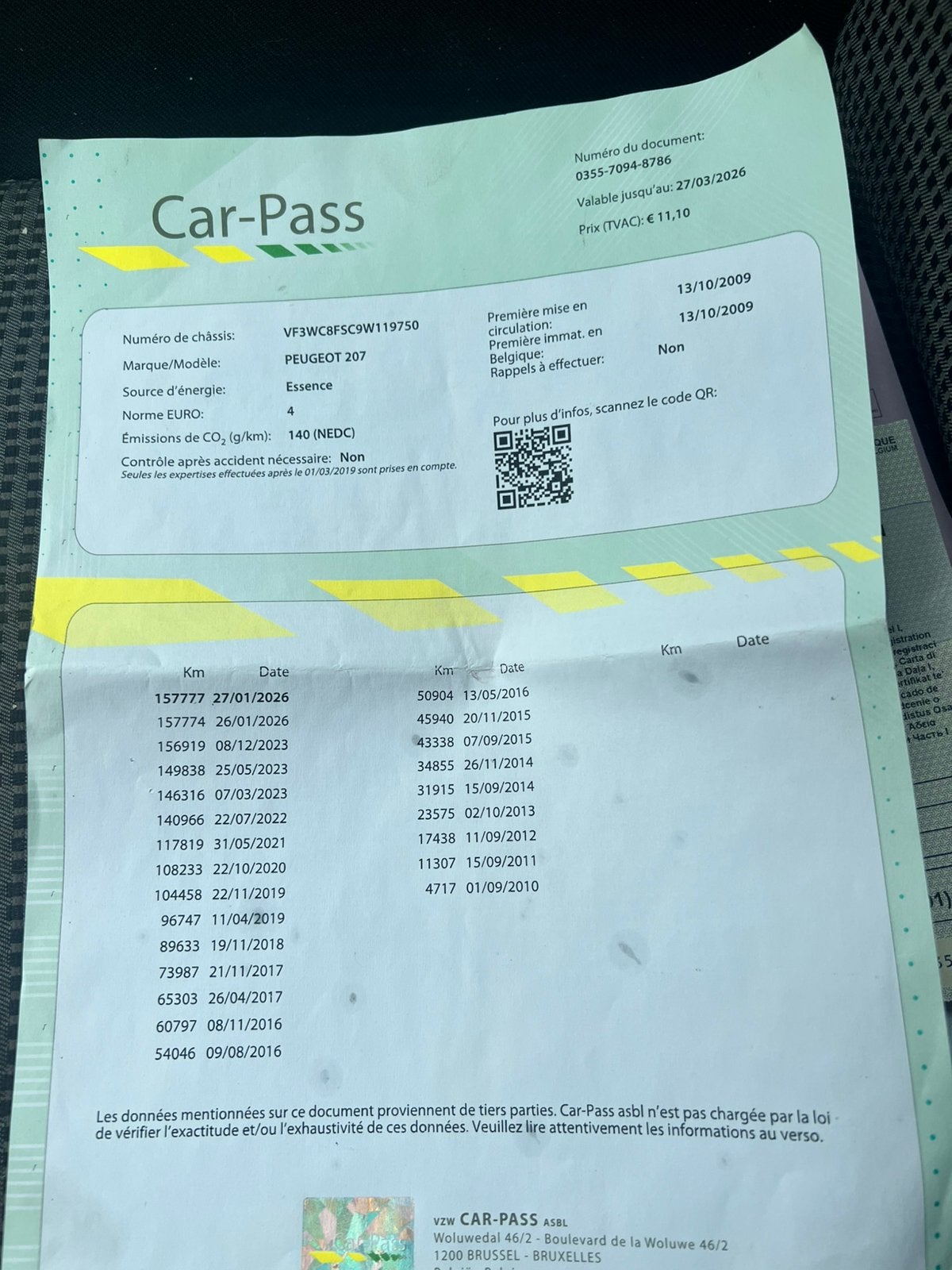 Peugeot 207, Autos, Particulier, Achat