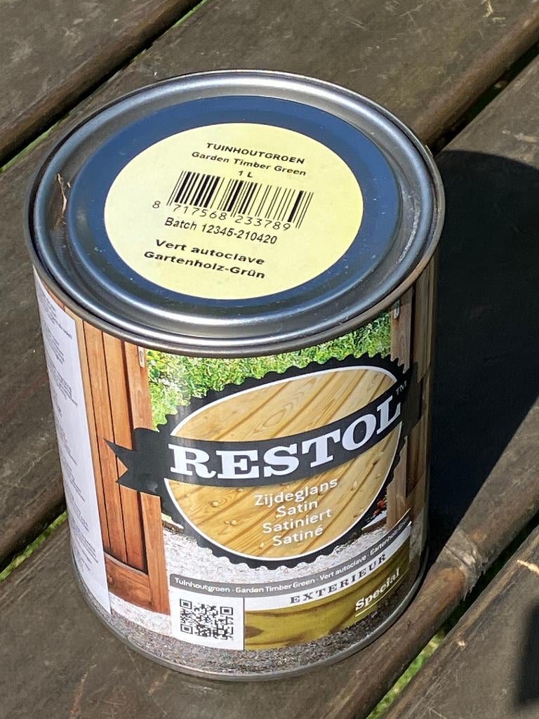 houtbeits, Bricolage & Construction, Peinture, Vernis & Laque, Neuf, Moins de 5 litres, Lasure, Vert