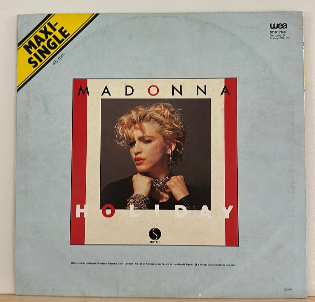 12’’ Maxi 45t Madonna - Holiday / Lucky Star, 12 pouces, Enlèvement ou Envoi, Utilisé, Avec pochette intérieure