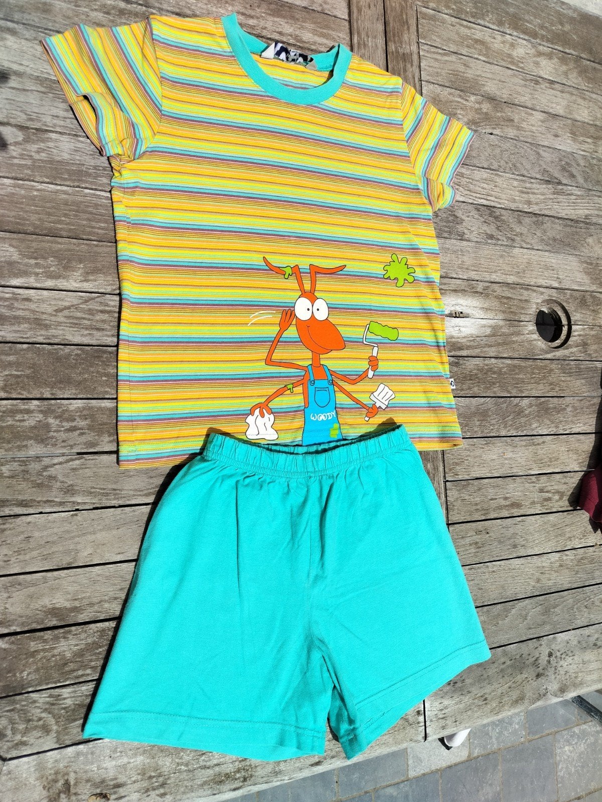 Woody pyjama 116 (6j), Kinderen en Baby's, Kinderkleding | Maat 116, Nacht- of Onderkleding, Gebruikt, Jongen of Meisje, Ophalen of Verzenden