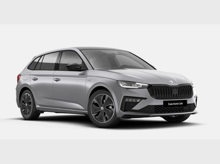 Skoda Scala 1.0 TSI Monte Carlo DSG, Auto's, Skoda, Automaat, Scala, Airbags, Zilver of Grijs