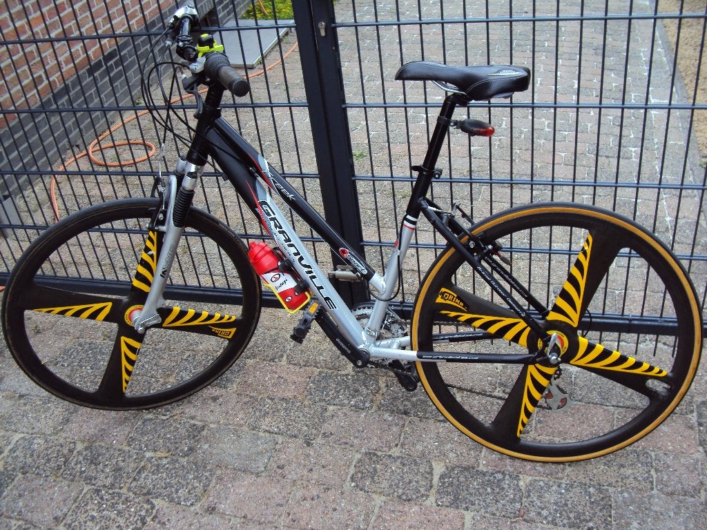retro dames fiets met carbon Corima wielen, 10 tot 15 versnellingen, Velgrem, Zo goed als nieuw, Ophalen
