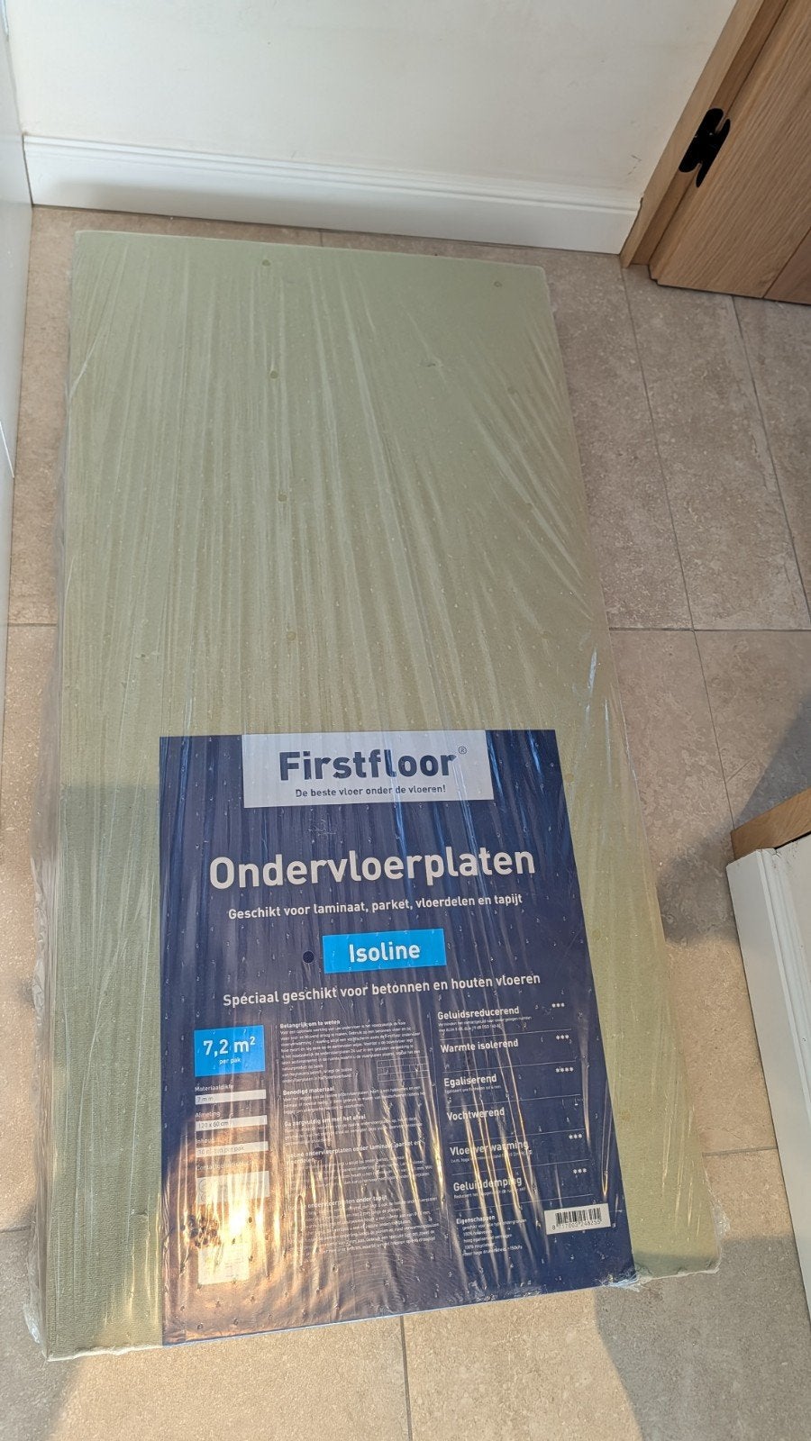 Firstfloor Isoline ondervloerplaat 10 platen, Ophalen