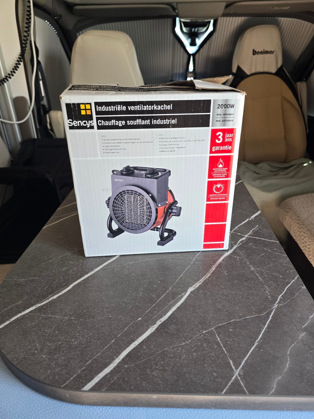te koop elecktriche vuurtje, Ophalen