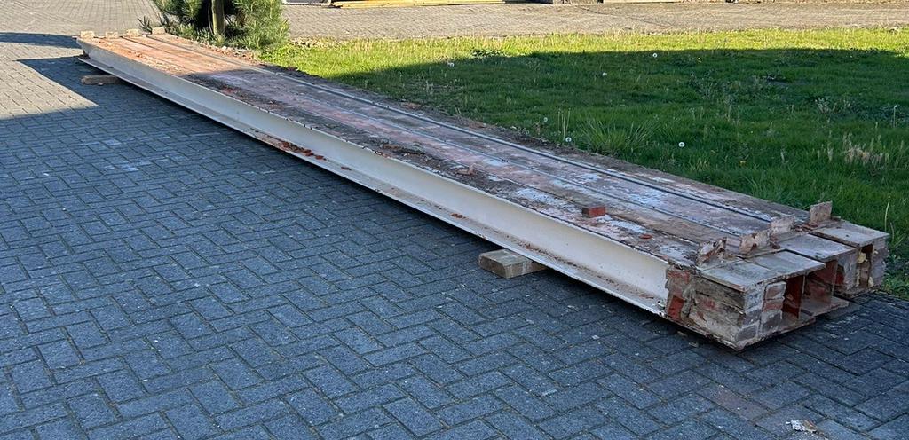 4x HEA 220 stalen balk 8,75 m, ook per stuk, Ophalen, Gebruikt, IJzer