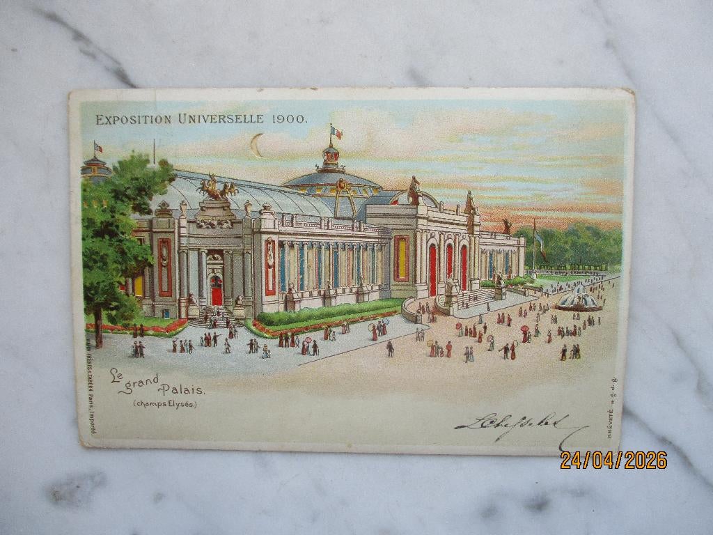 Universele tentoonstelling Parijs 1900 Champs Elysés 1901, Verzamelen, Verzenden, Voor 1920, Gelopen, Ambachten of Beroep